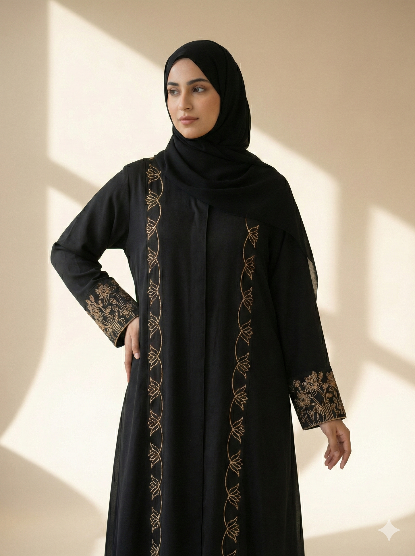 Noor-e-Zahab Abaya