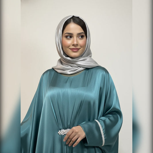 Emerald Grace Silk Kaftan
