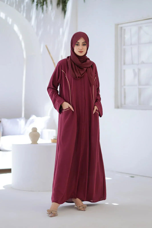 Pocketed Grace Abaya with Hijab