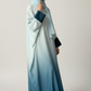 DOUBLE TONE MINT ABAYA