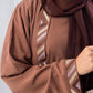 AQSA Beige Abaya with hijab