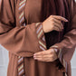 AQSA Beige Abaya with hijab