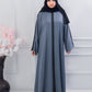 Azure Grace Abaya with hijab