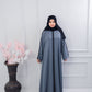 Azure Grace Abaya with hijab