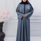 Azure Grace Abaya with hijab