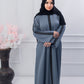 Azure Grace Abaya with hijab
