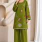 Aura Max Aqua Blue Embroidered 2-Piece Suit