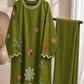 Aura Max Aqua Blue Embroidered 2-Piece Suit