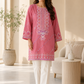 Pink Embroidered Short Kurti