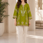 Memona Pink Embroidered Short Kurti