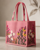 Pink Floral Totebag