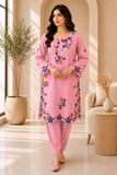 Gulbahar Pink Embroidered   2 Piece Suit