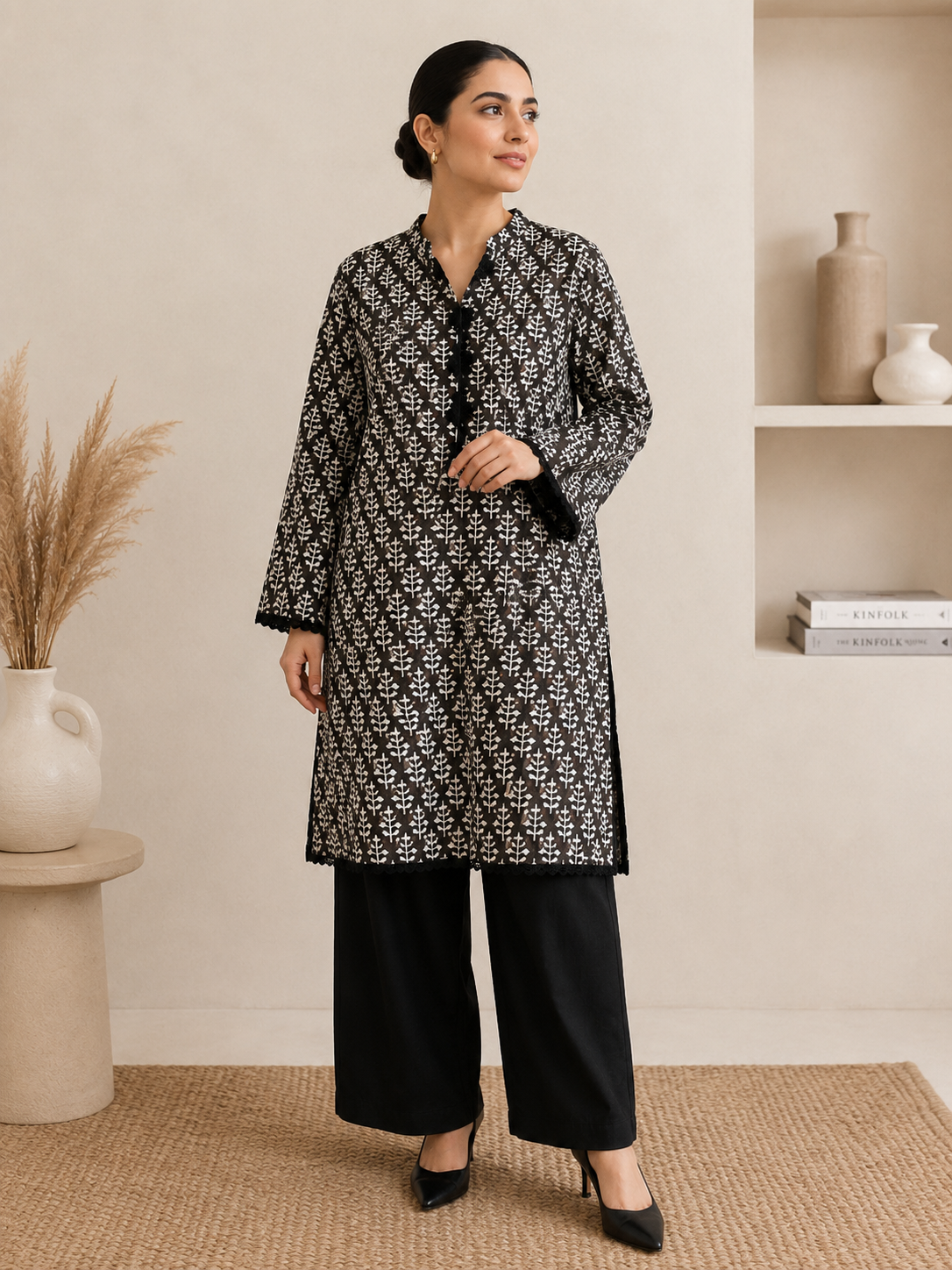 Nimra Printed  2-Piece Suit