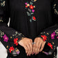 Aqsa Black Floral Embroidered 2-Piece