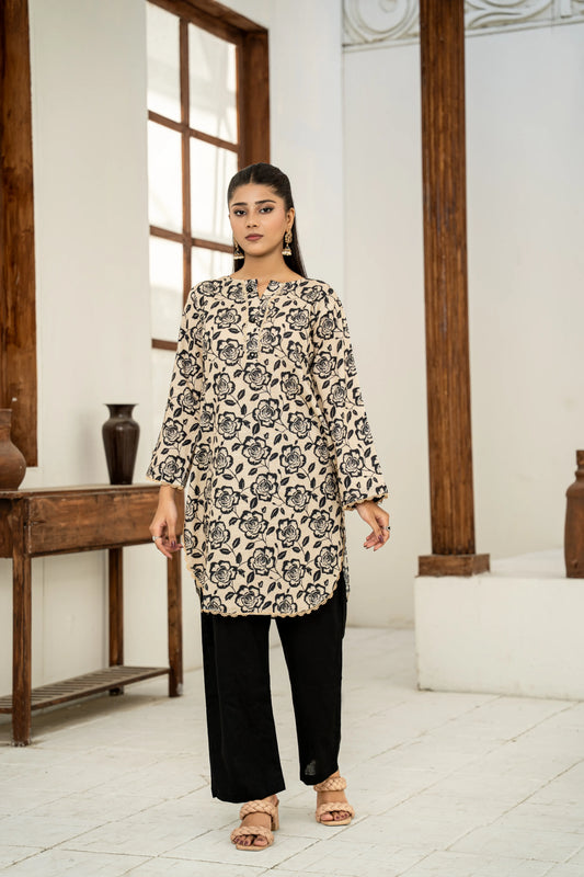 Hania Printed  2-Piece Suit