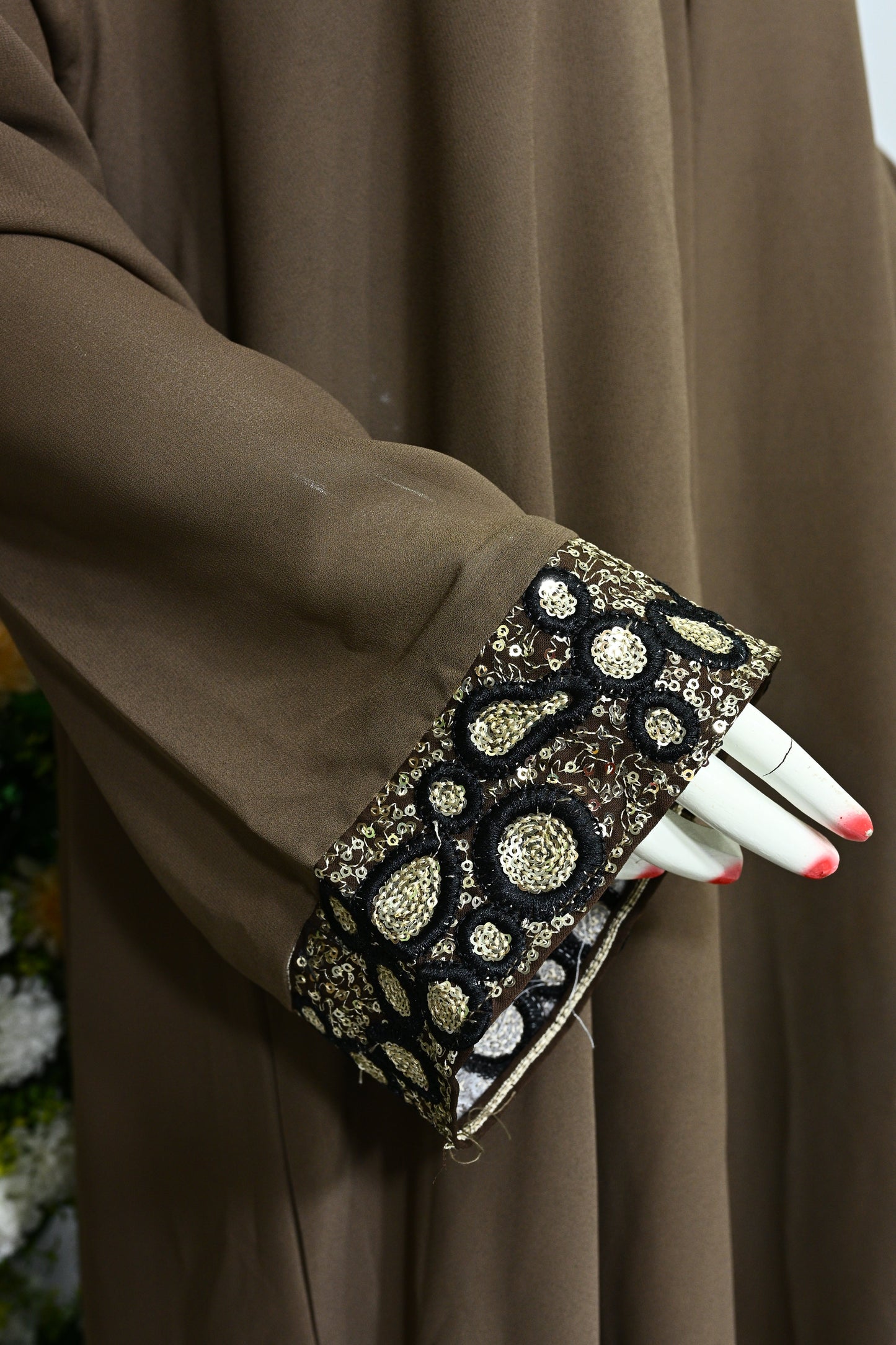 Bronze Glow Abaya