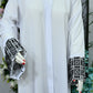 WHITE PARI ABAYA