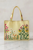 Butter Bloom Embroidered Tote Bag