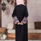 FLORAL NOIR ABAYA with HIJAB