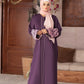 Lilac Luxe Abaya with Hijab