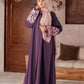 Lilac Luxe Abaya with Hijab