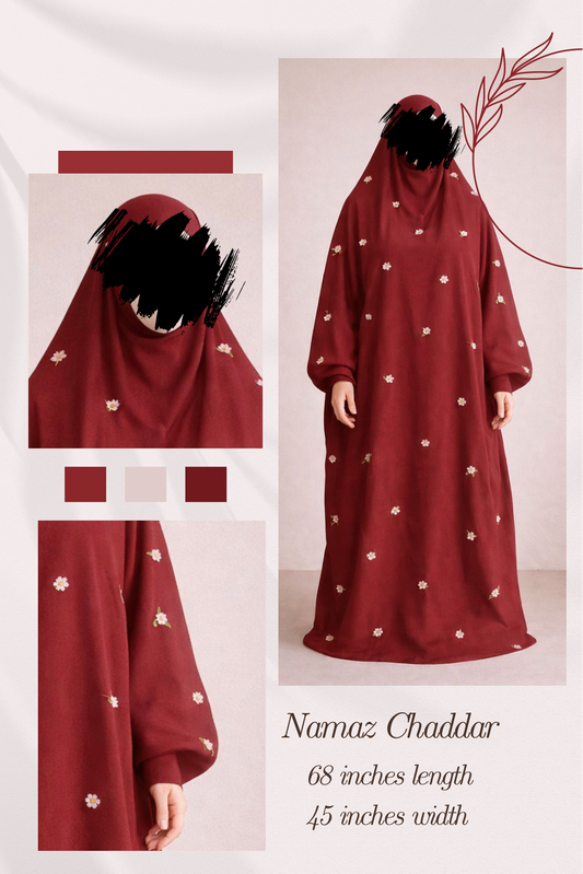 Embroidered Namaz Chaddar D:13