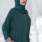 Emerald Charm Abaya with Hijab