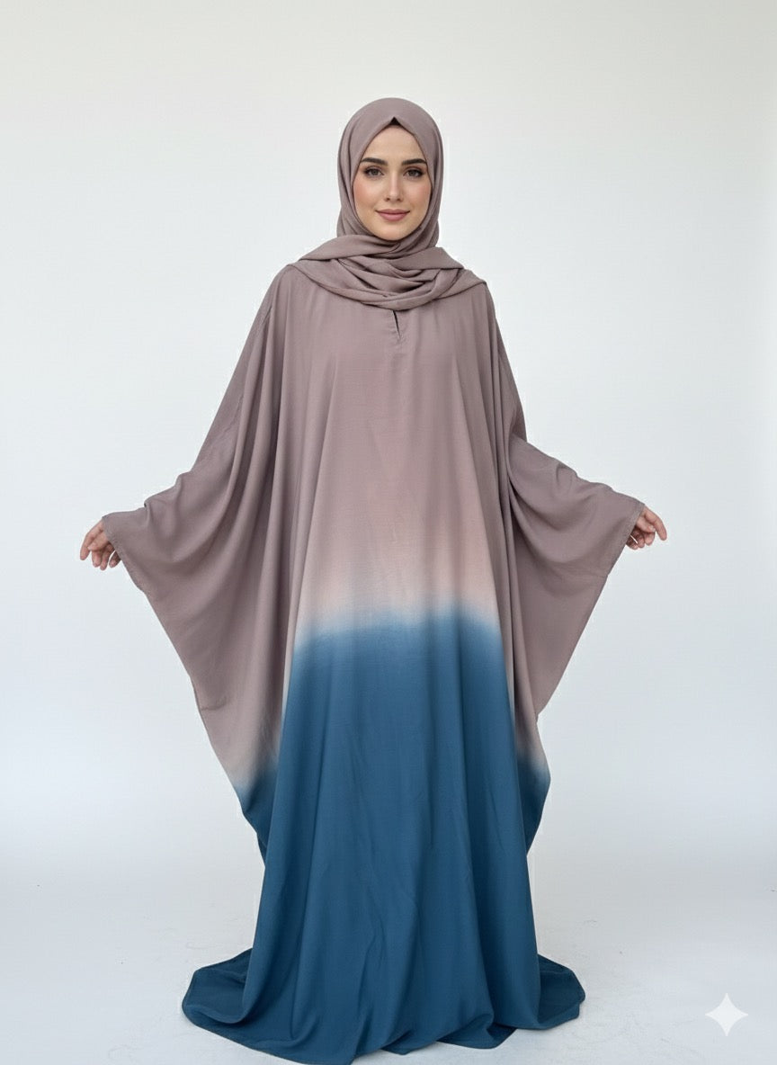 Double Shaded Kaftan Abaya