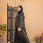 Black Wave Abaya
