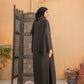 Black Wave Abaya