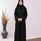 Menna Black Abaya with Hijab