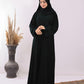 Menna Black Abaya with Hijab