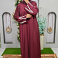 Ruby Elegance Abaya