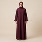 Burgundy Grace Abaya