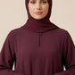 Burgundy Grace Abaya