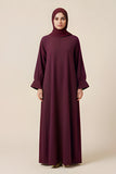 Burgundy Grace Abaya