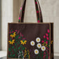 Gold Trim Floral Bag