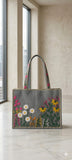 Silver Tote Bag