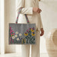 Silver Tote Bag