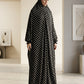 Noor Circle Print Namaz Chaddar – Black