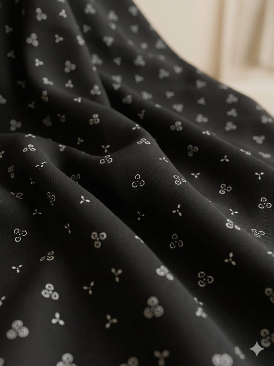 Gulbahar Namaz Chaddar – Black & White Print
