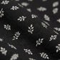 Bahar Leaf Print Prayer Abaya – Black