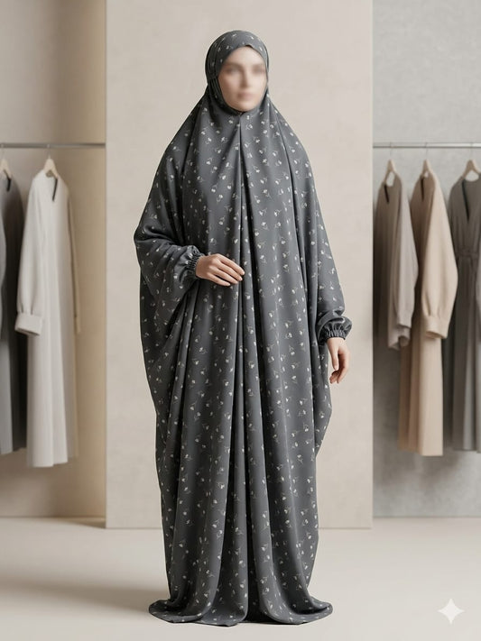 Bahar Floral Prayer Abaya – Multi Color