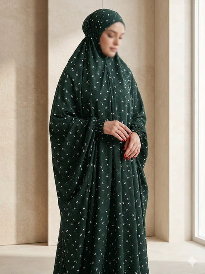 Bahar Floral Prayer Abaya – Multi Color