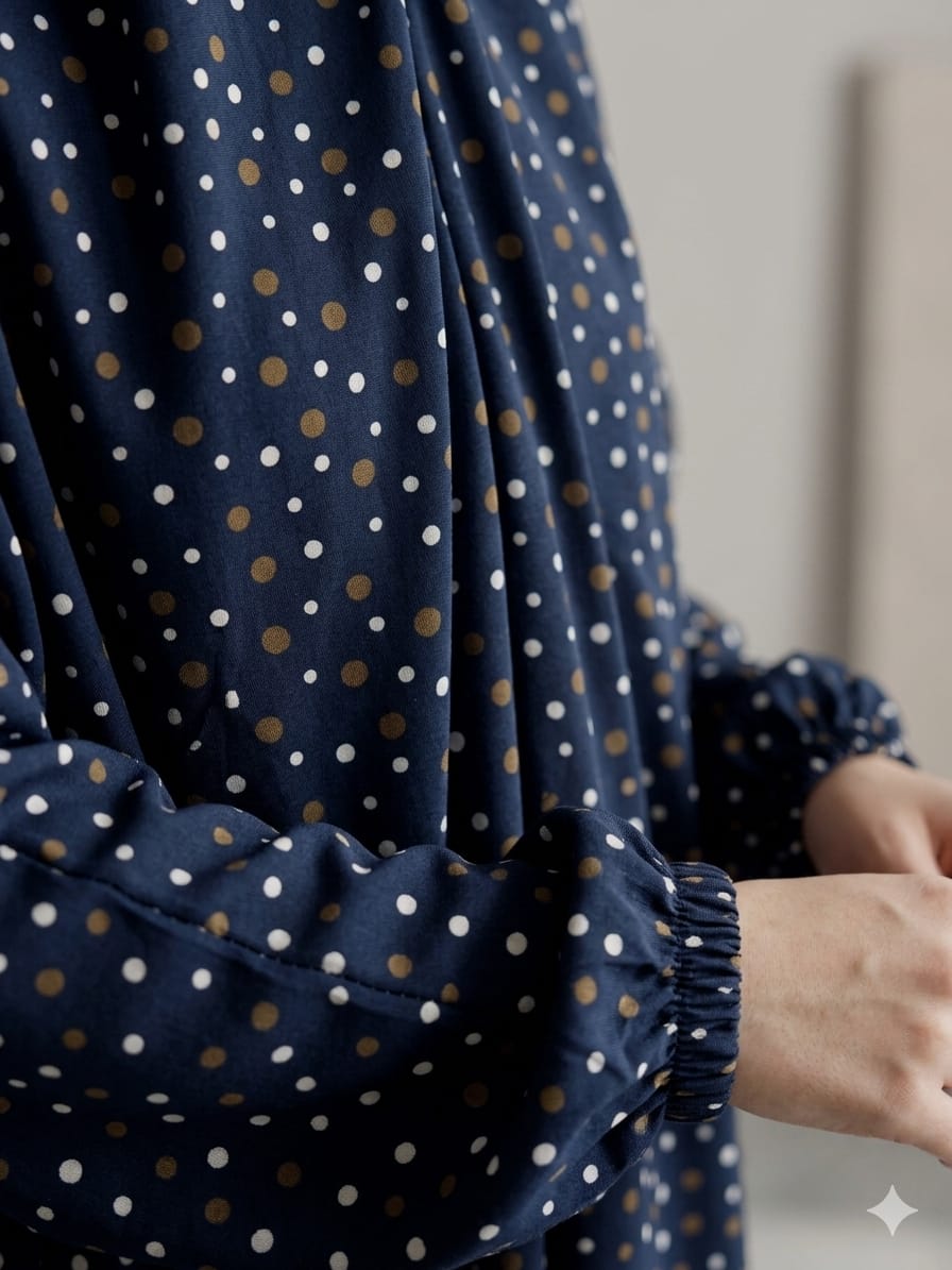 Dark Blue Namaz Chaddar