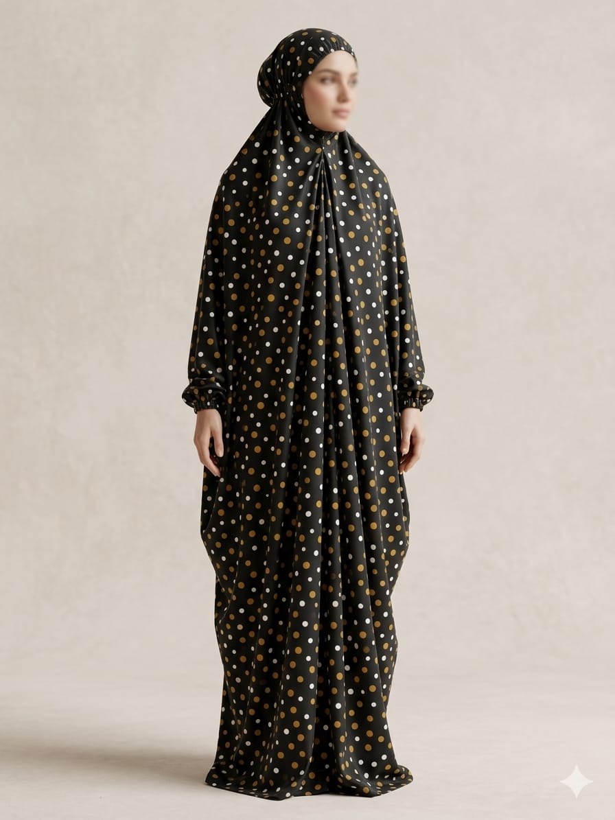 Sitara Polka Dot Namaz Chaddar Collection