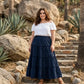 Breezy Tier Maxi Skirt