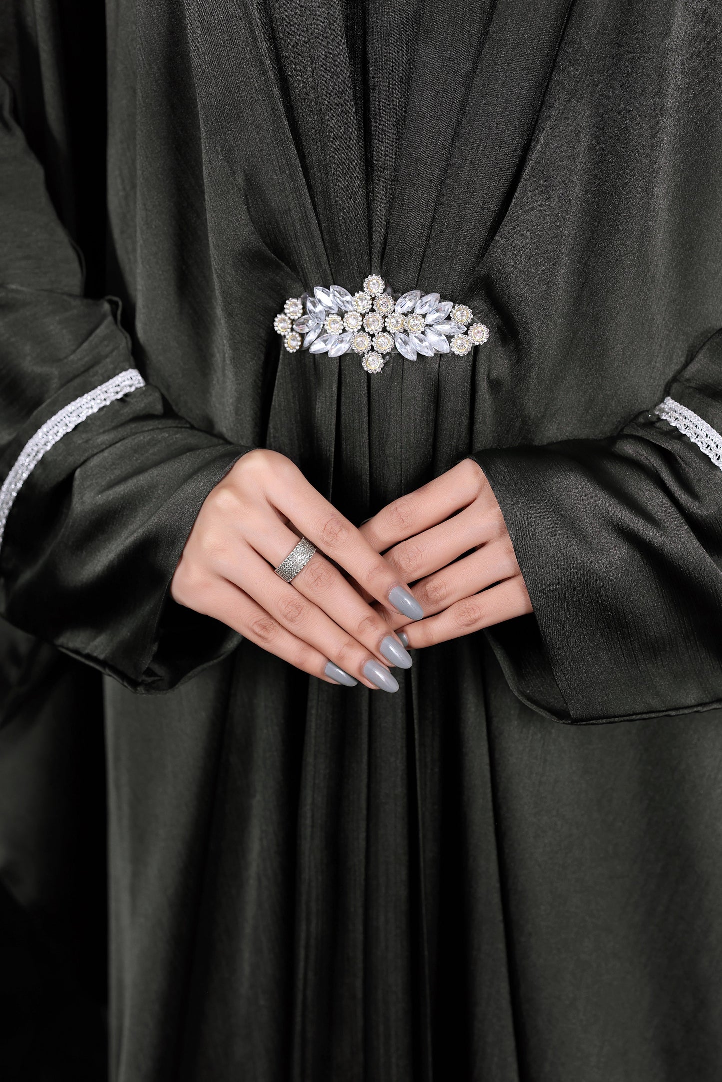 Midnight Shimmer Kaftan Abaya