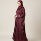 Maroon Shimmer Kaftan Abaya